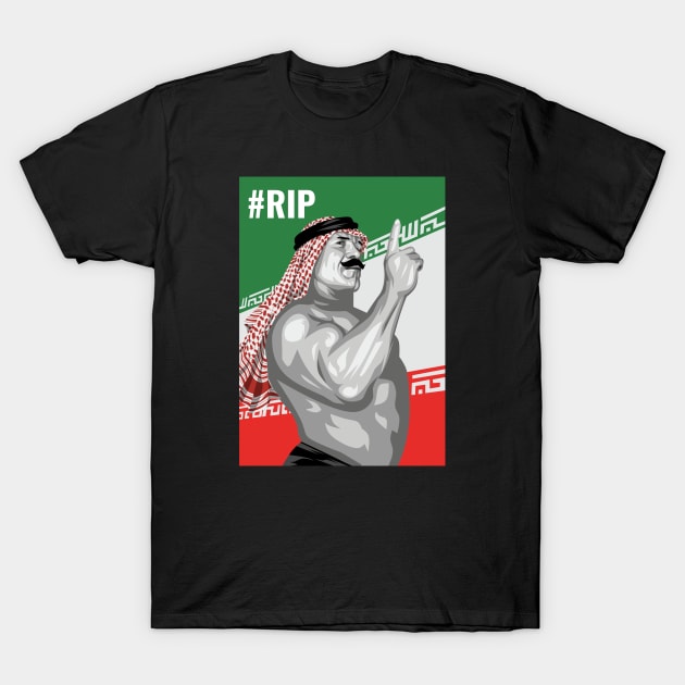 RIP THE IRON SHEIK T-Shirt by mirailecs